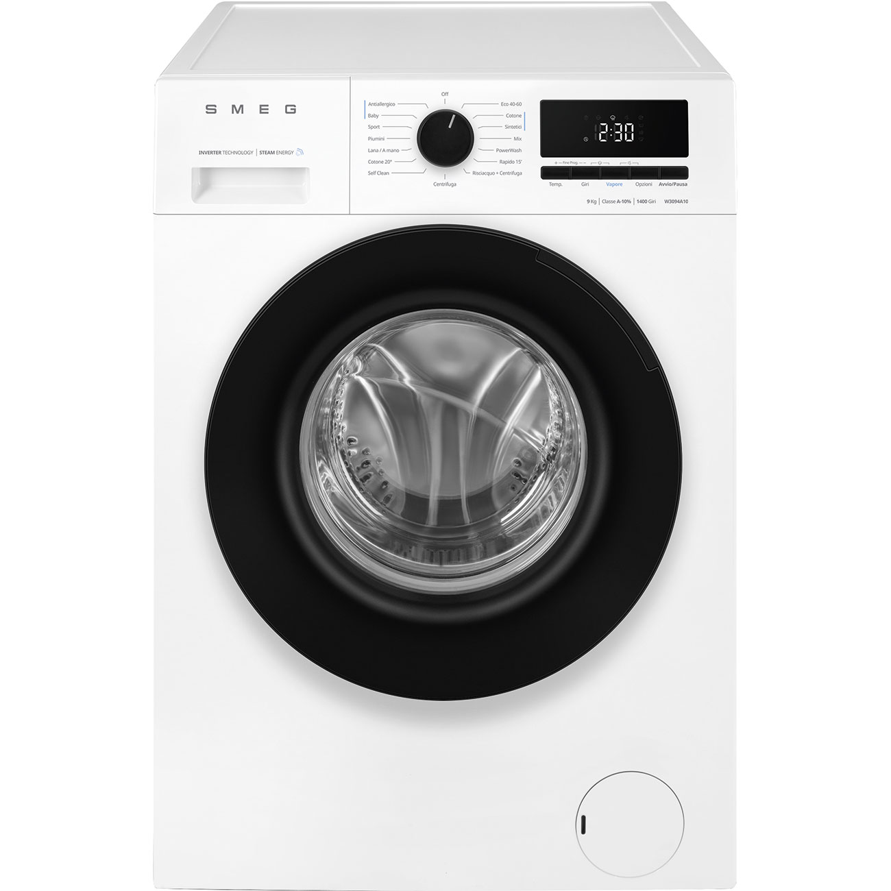 Smeg Lavatrice Slim 9kg W3094a10 Bianco
